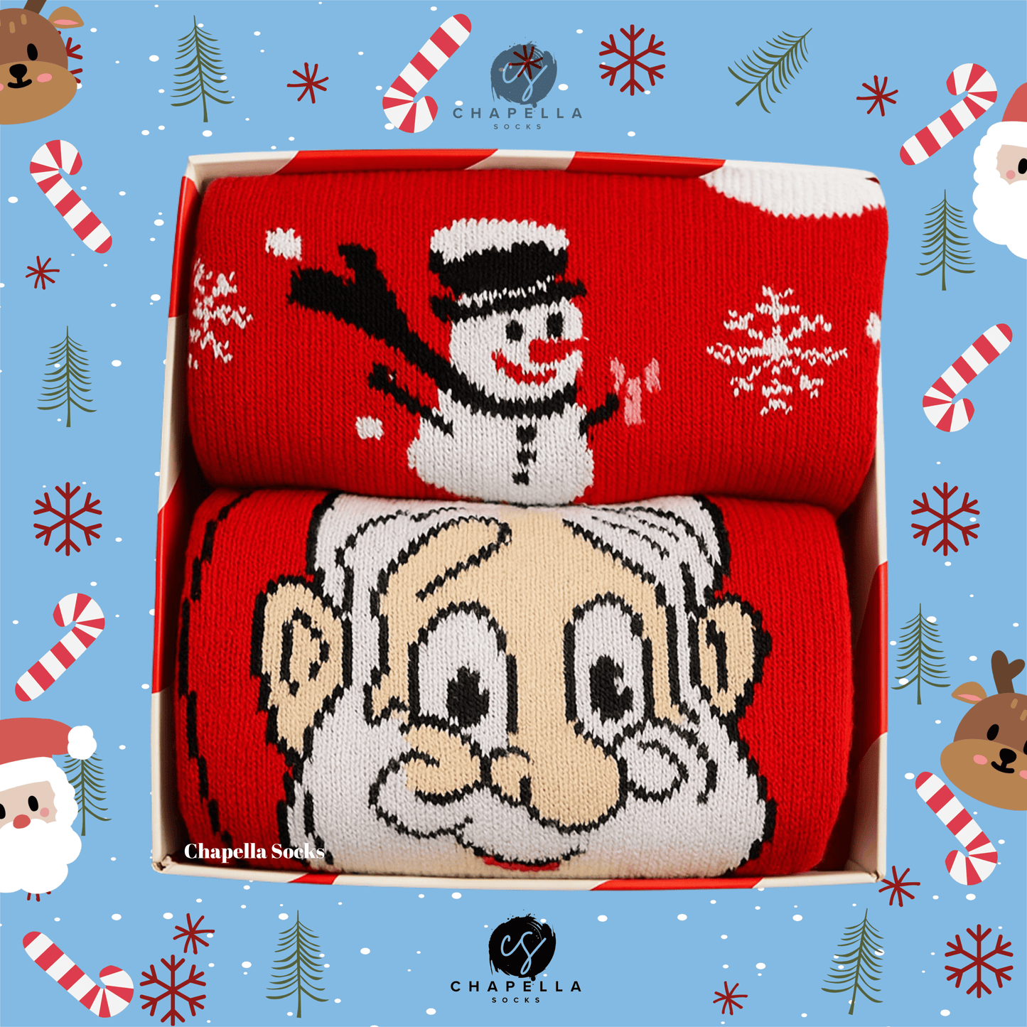 2'li Kardan Adam Ve Noel Baba Noel Christmas Yılbaşı Çorap