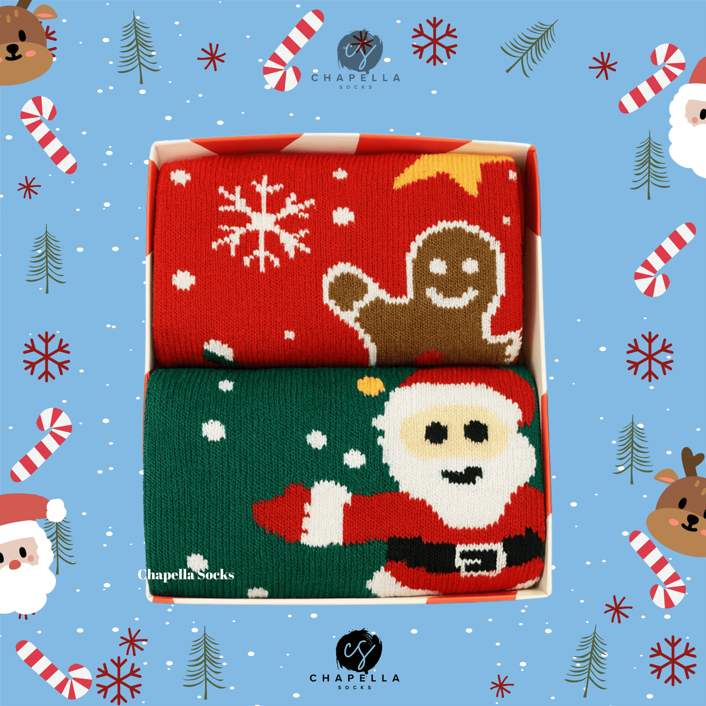 2'li Kurabiye Ev Noel Christmas Yılbaşı Çorap