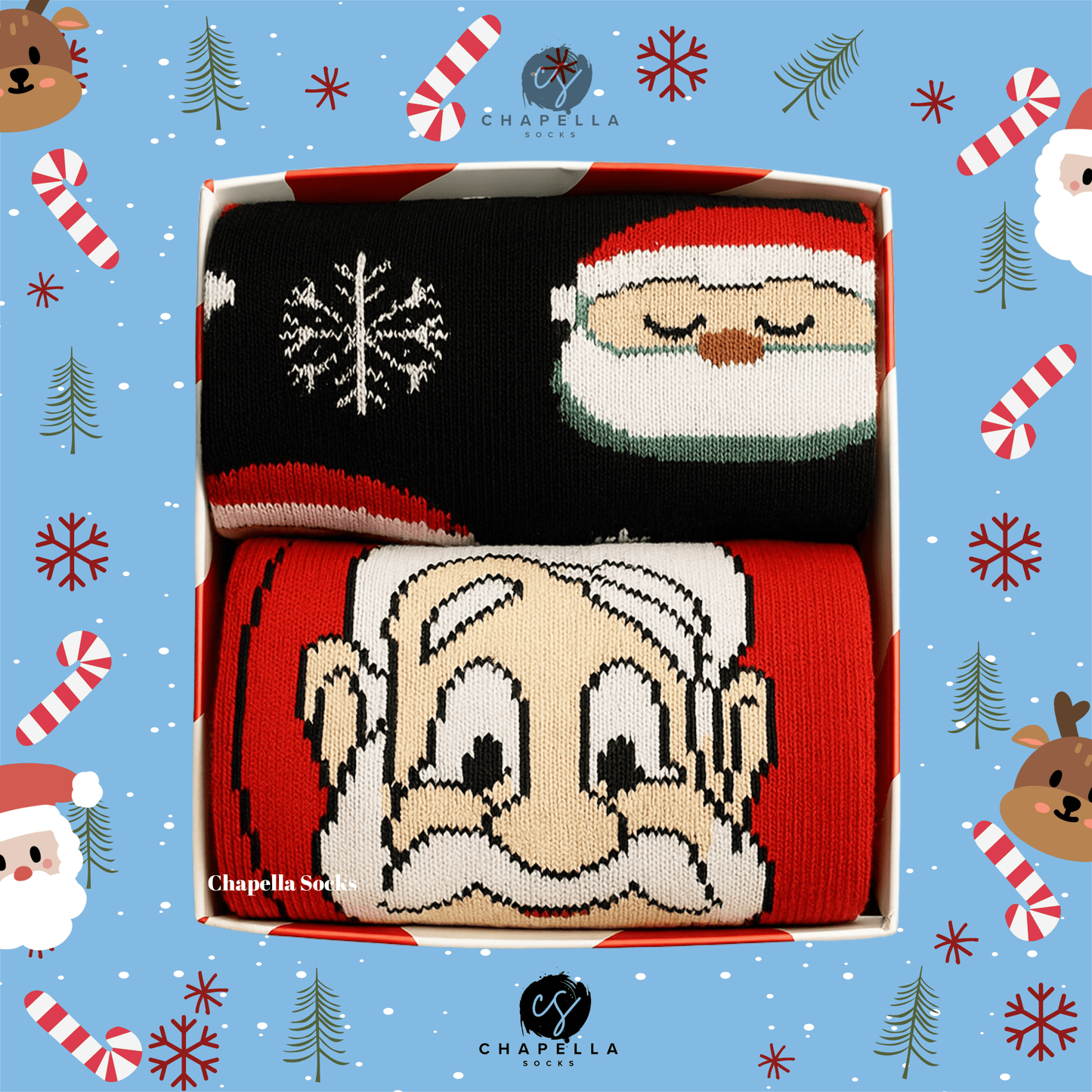 2'li Noel Baba Noel Christmas Yılbaşı Çorap