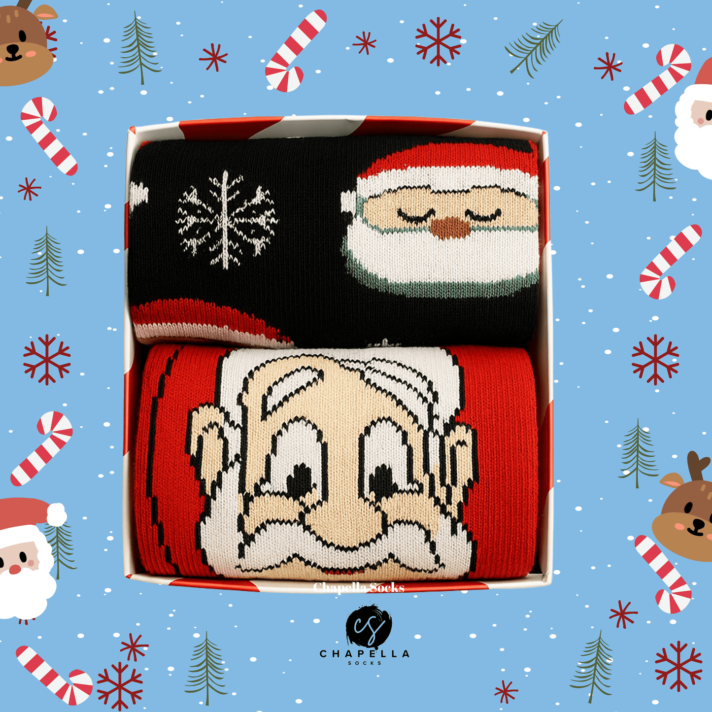 2'li Noel Baba Noel Christmas Yılbaşı Çorap