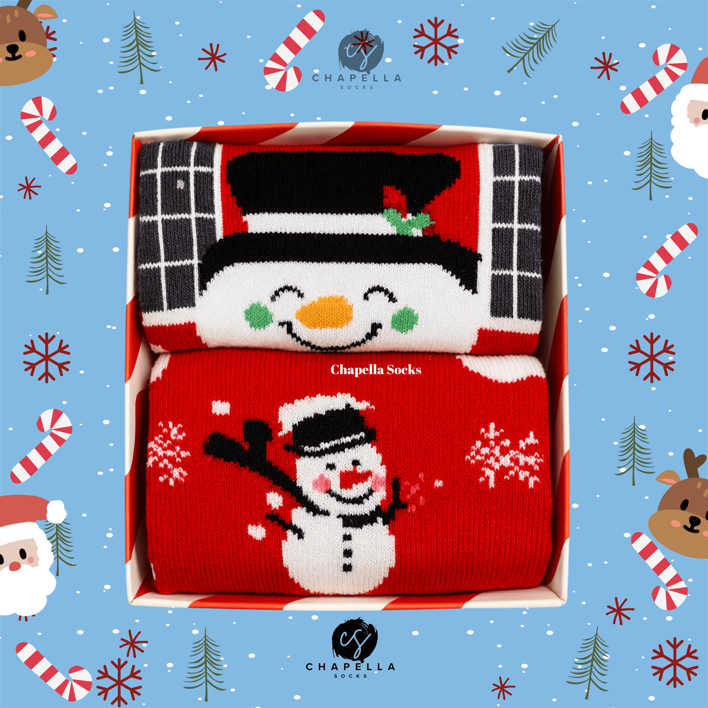 2'li Kardan Adam Noel Christmas Yılbaşı Çorap