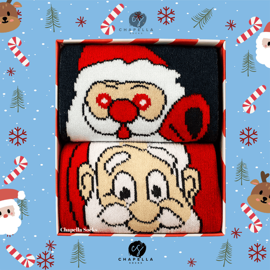 2-Pack Santa Claus Christmas Christmas Socks
