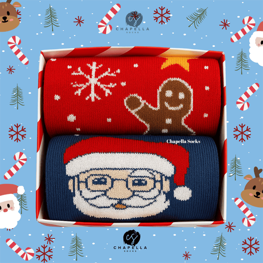 2'li Kurabiye Ve Noel Baba Noel Christmas Yılbaşı Çorap
