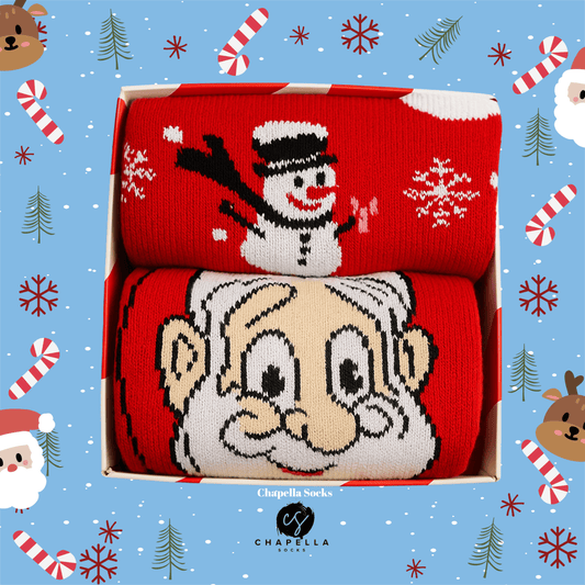 2'li Kardan Adam ve Noel Baba Noel Christmas Yılbaşı Çorap