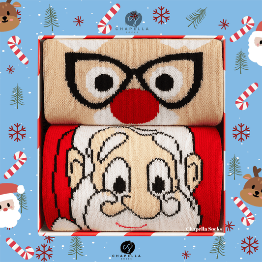 2'li Noel Baba Noel Christmas Yılbaşı Çorap